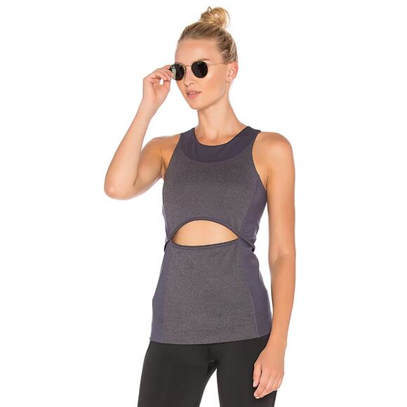 Adidas Stella Mccartney Yo Comfort Tank Top Gray BQ8845 Climalite Shirt Sz S - Picture 1 of 14
